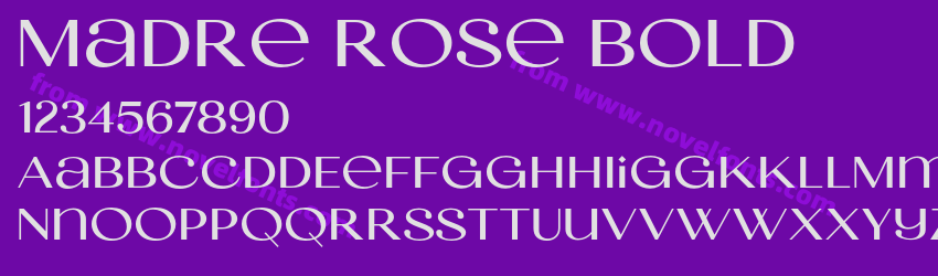 Madre Rose BoldPreview Madre Rose BoldPreview