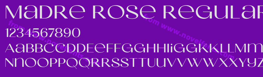 Madre Rose RegularPreview Madre Rose RegularPreview