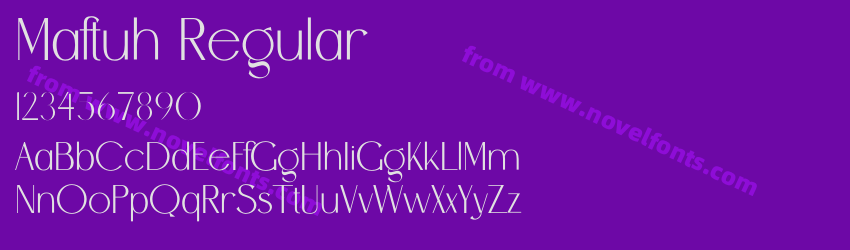 Maftuh RegularPreview Maftuh RegularPreview