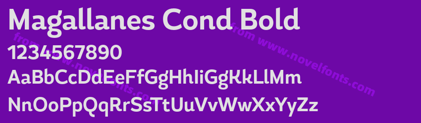 Magallanes Cond BoldPreview Magallanes Cond BoldPreview