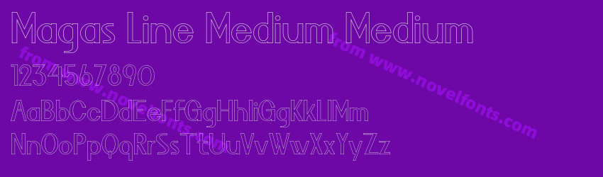 Magas Line Medium MediumPreview Magas Line Medium MediumPreview