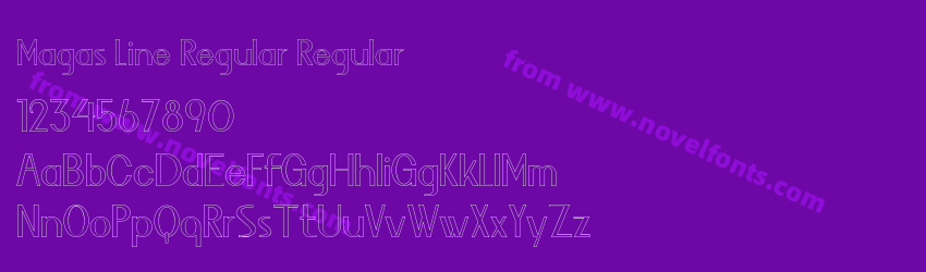 Magas Line Regular RegularPreview Magas Line Regular RegularPreview