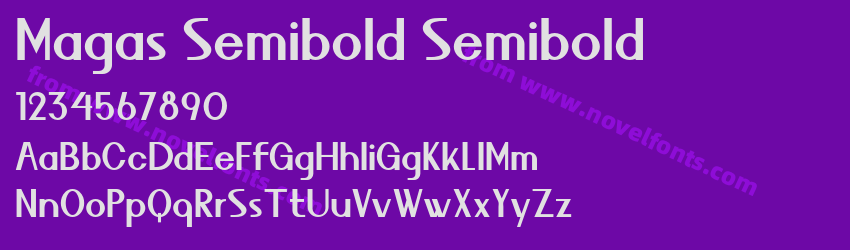 Magas Semibold SemiboldPreview Magas Semibold SemiboldPreview