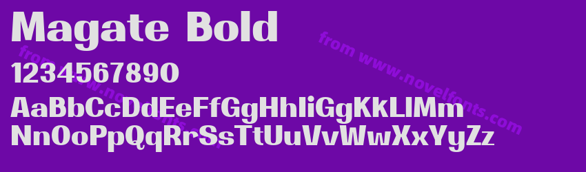 Magate BoldPreview Magate BoldPreview
