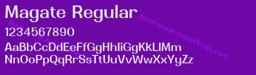 Magate RegularPreview Magate RegularPreview
