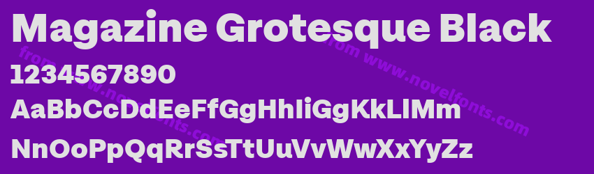 Magazine Grotesque BlackPreview Magazine Grotesque BlackPreview