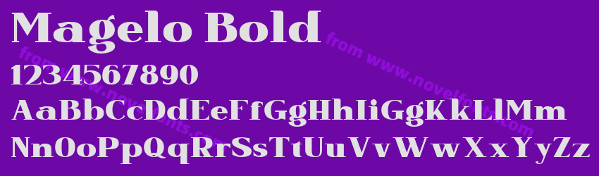 Magelo BoldPreview Magelo BoldPreview