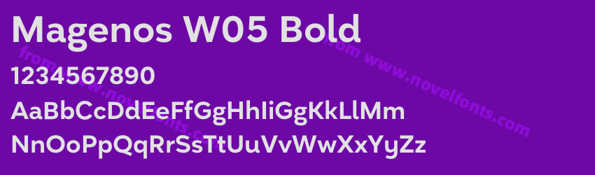 Magenos W05 BoldPreview Magenos W05 BoldPreview