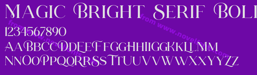 Magic Bright Serif BoldPreview Magic Bright Serif BoldPreview