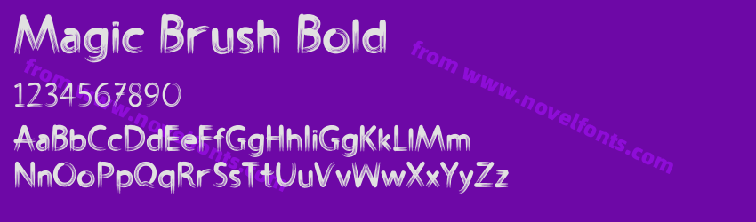 Magic Brush BoldPreview Magic Brush BoldPreview