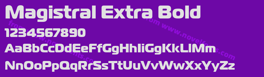 Magistral Extra BoldPreview Magistral Extra BoldPreview