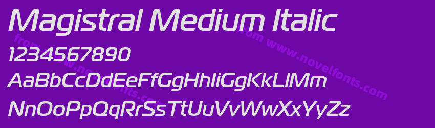Magistral Medium ItalicPreview Magistral Medium ItalicPreview