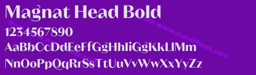 Magnat Head BoldPreview Magnat Head BoldPreview