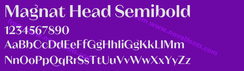Magnat Head SemiboldPreview Magnat Head SemiboldPreview