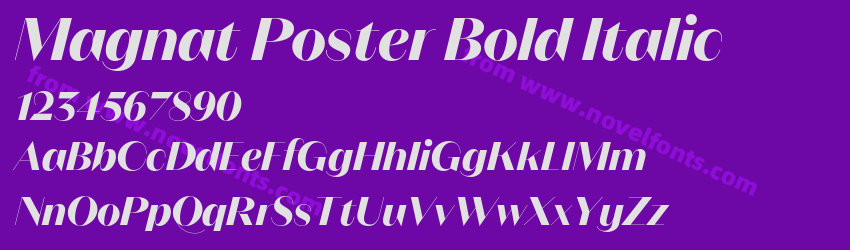 Magnat Poster Bold ItalicPreview Magnat Poster Bold ItalicPreview