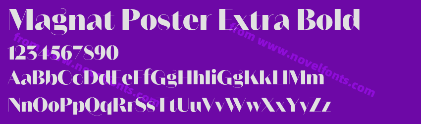 Magnat Poster Extra BoldPreview Magnat Poster Extra BoldPreview