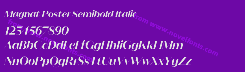 Magnat Poster Semibold ItalicPreview Magnat Poster Semibold ItalicPreview