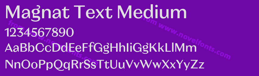 Magnat Text MediumPreview Magnat Text MediumPreview