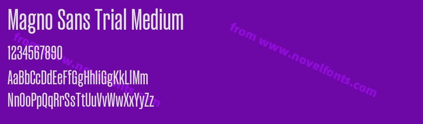 Magno Sans Trial MediumPreview Magno Sans Trial MediumPreview