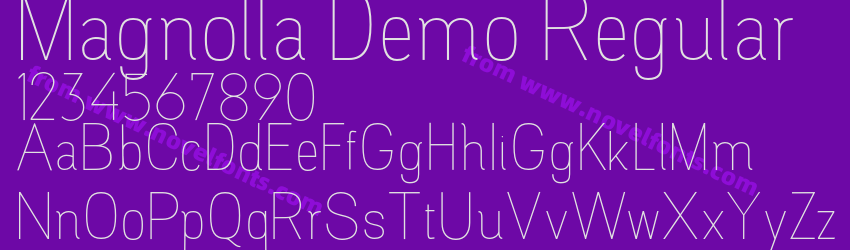 Magnolla Demo RegularPreview Magnolla Demo RegularPreview