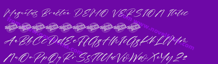 Magnotus Bractea DEMO VERSION ItalicPreview Magnotus Bractea DEMO VERSION ItalicPreview