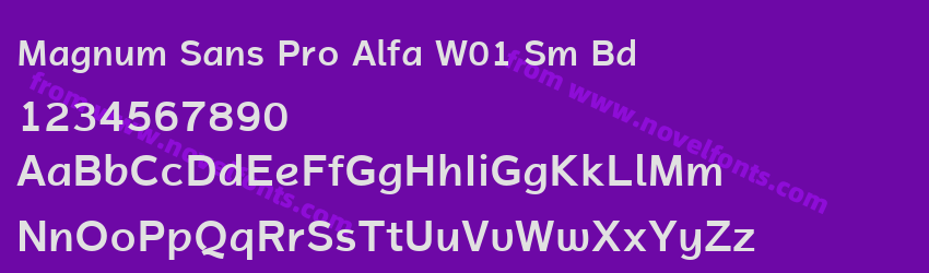 Magnum Sans Pro Alfa W01 Sm BdPreview Magnum Sans Pro Alfa W01 Sm BdPreview