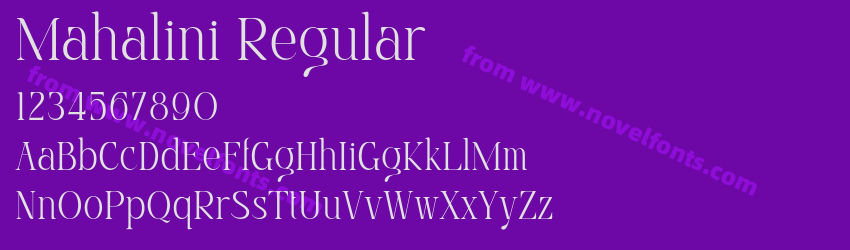 Mahalini RegularPreview Mahalini RegularPreview