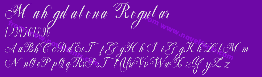 Mahgdalena RegularPreview Mahgdalena RegularPreview