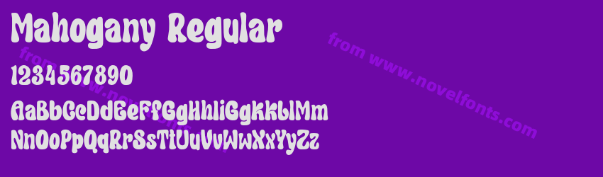 Mahogany RegularPreview Mahogany RegularPreview
