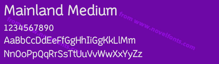Mainland MediumPreview Mainland MediumPreview