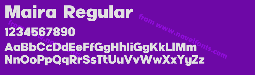 Maira RegularPreview Maira RegularPreview