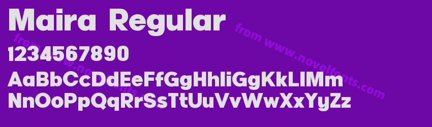 Maira RegularPreview Maira RegularPreview