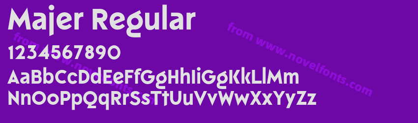 Majer RegularPreview Majer RegularPreview