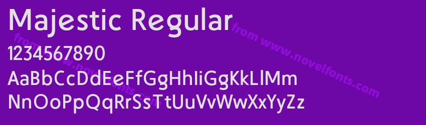 Majestic RegularPreview Majestic RegularPreview