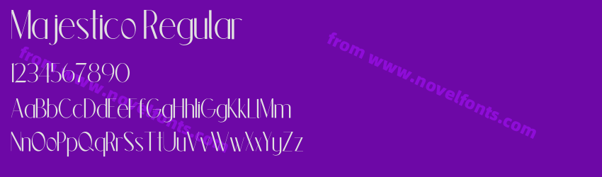 Majestico RegularPreview Majestico RegularPreview