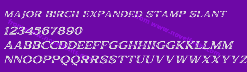 Major Birch Expanded Stamp SlantPreview Major Birch Expanded Stamp SlantPreview