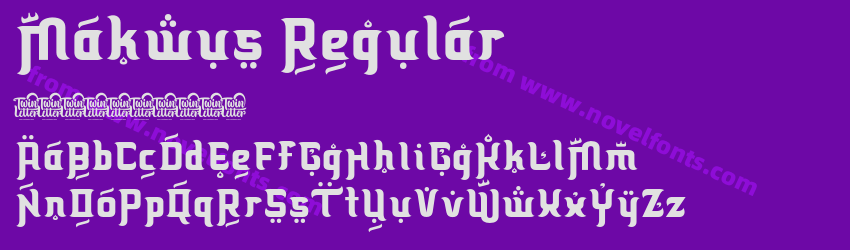 Makwus RegularPreview Makwus RegularPreview