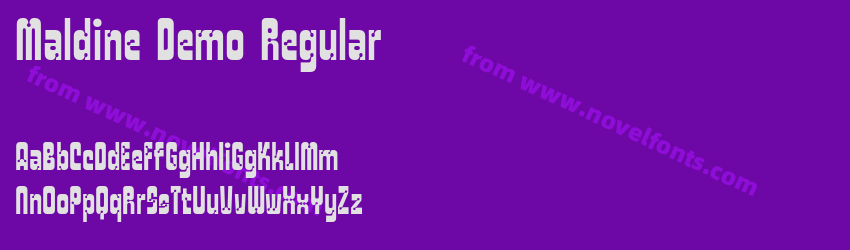 Maldine Demo RegularPreview Maldine Demo RegularPreview