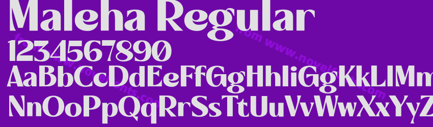 Maleha RegularPreview Maleha RegularPreview