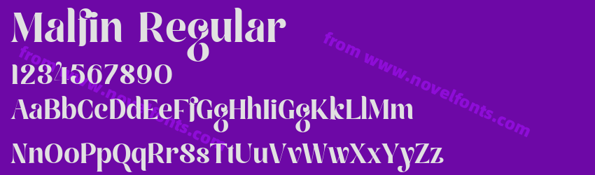 Malfin RegularPreview Malfin RegularPreview