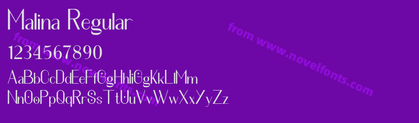 Malina RegularPreview Malina RegularPreview