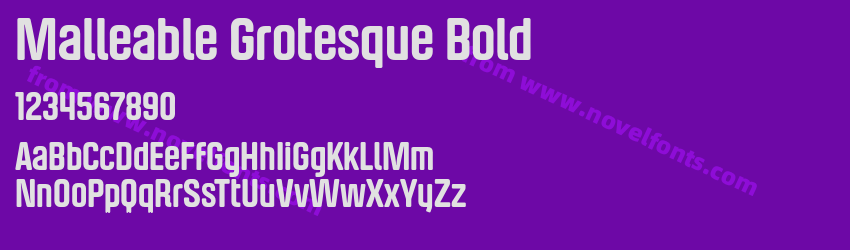 Malleable Grotesque BoldPreview Malleable Grotesque BoldPreview