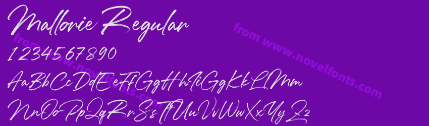 Mallorie RegularPreview Mallorie RegularPreview