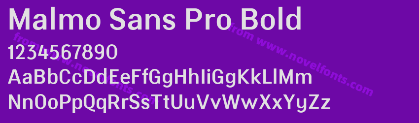 Malmo Sans Pro BoldPreview Malmo Sans Pro BoldPreview