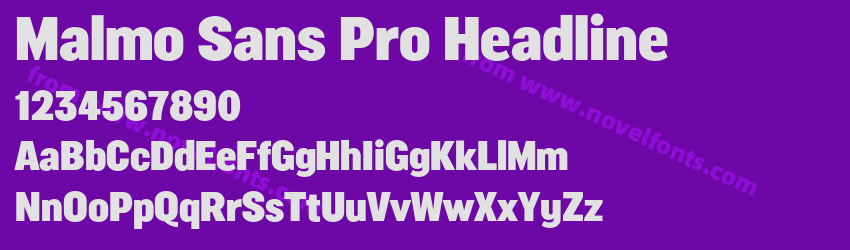 Malmo Sans Pro HeadlinePreview Malmo Sans Pro HeadlinePreview