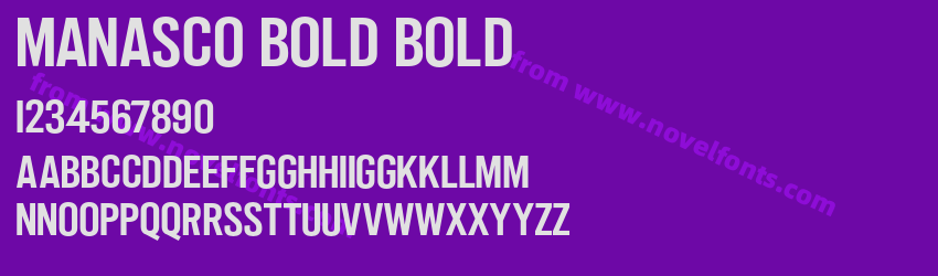 Manasco Bold BoldPreview Manasco Bold BoldPreview