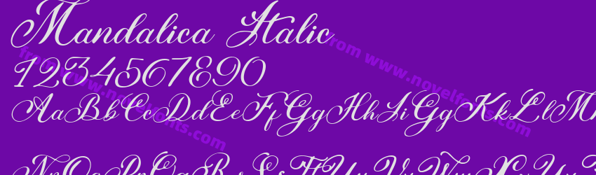 Mandalica ItalicPreview Mandalica ItalicPreview