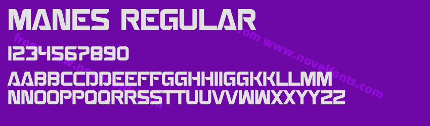 Manes RegularPreview Manes RegularPreview