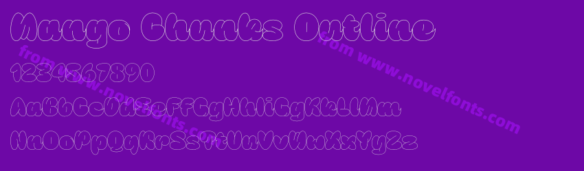 Mango Chunks OutlinePreview Mango Chunks OutlinePreview