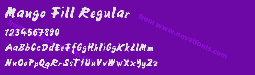 Mango Fill RegularPreview Mango Fill RegularPreview